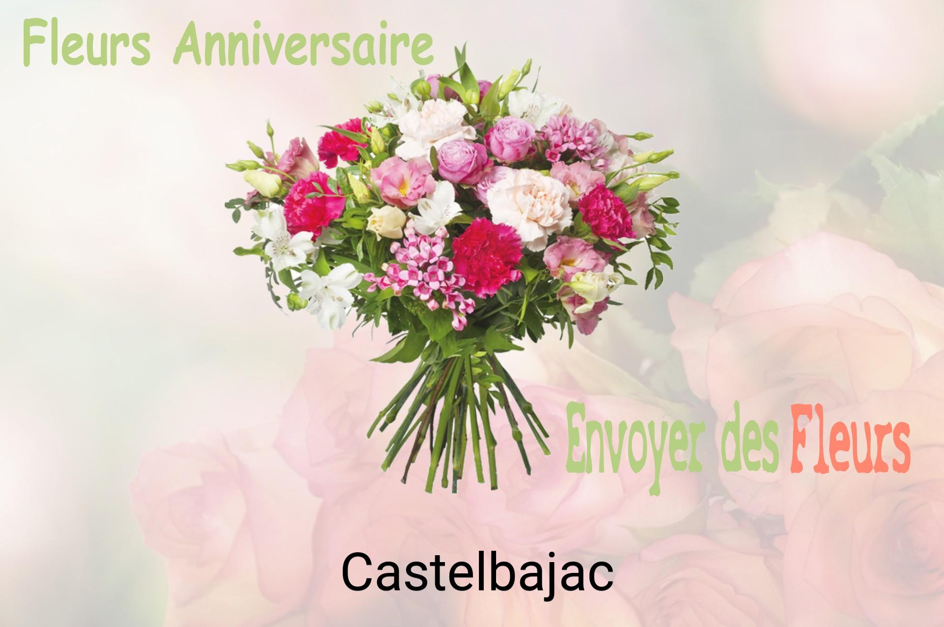 Bouquet de fleurs d’anniversaire livré à Castelbajac