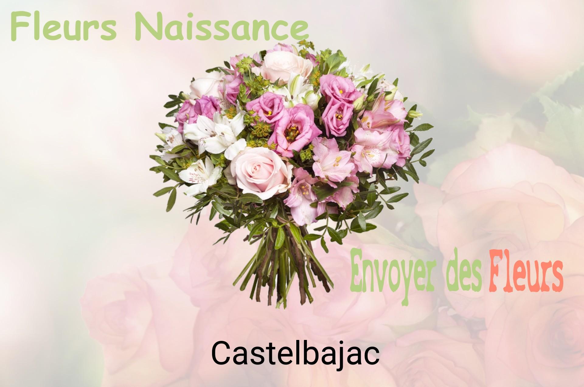 Bouquet de fleurs de naissance livré à Castelbajac